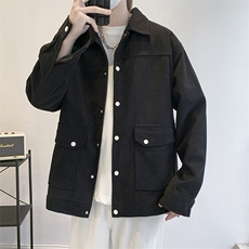 灯芯绒外套男款春秋季新款美式潮衣服工装夹克休闲上衣jk555-P70，男装夹克，星座505-3
