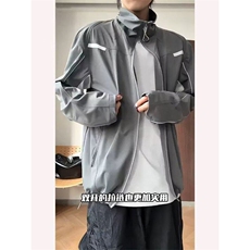 轻薄冰丝立领UBF50+防晒衣男款夏季防紫外线山系户外透气速干外套，男装防晒衣，星座601-1
