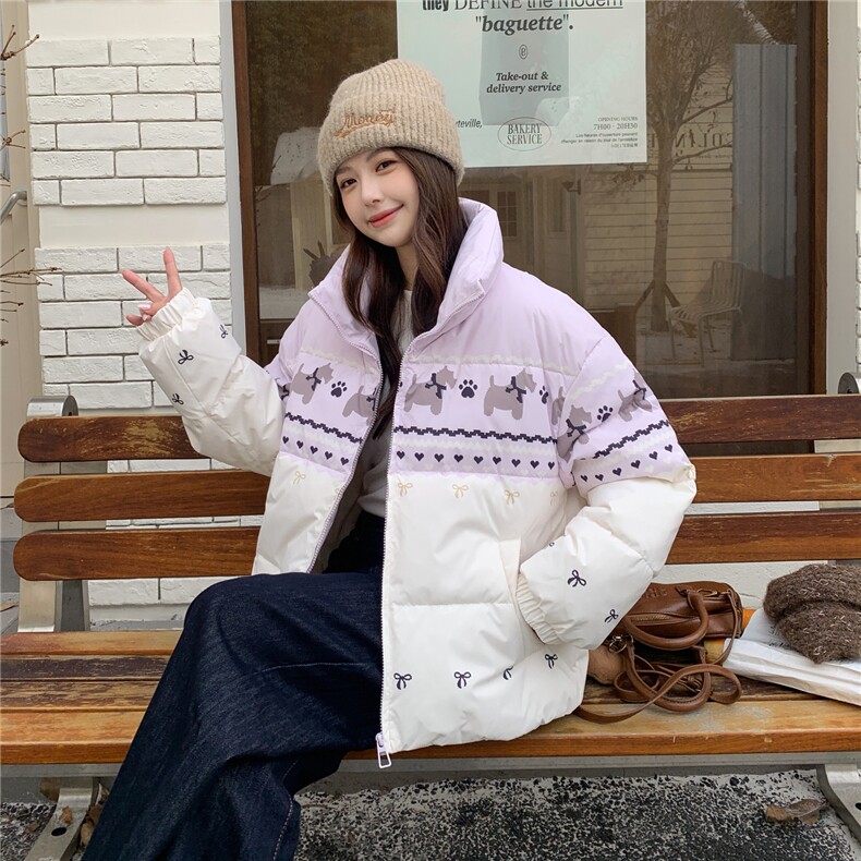 新款2025冬季石墨烯蓄热棉衣7846-P205-K308,女装棉衣/棉服,2C057