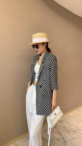 夏季新款西装外套，，女装西装，水锦红