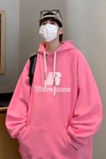 港风华棉得物抖音直播高品质宽松男休闲连帽卫衣W5225P40，男装卫衣，电商C408-1(原B339-1)