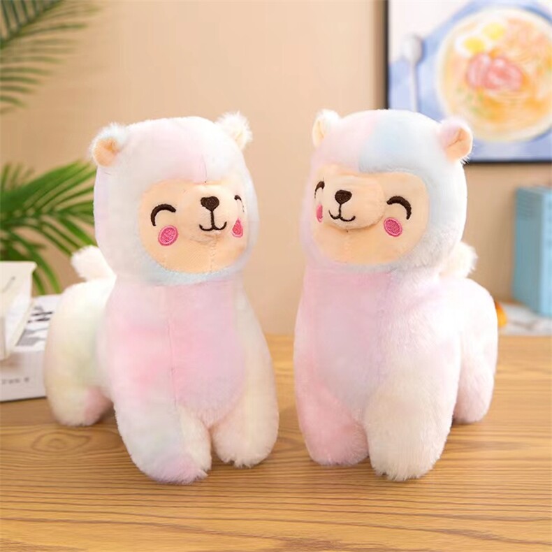 扎燃羊驼	扎染兔毛，郎扩毛绒玩具厂