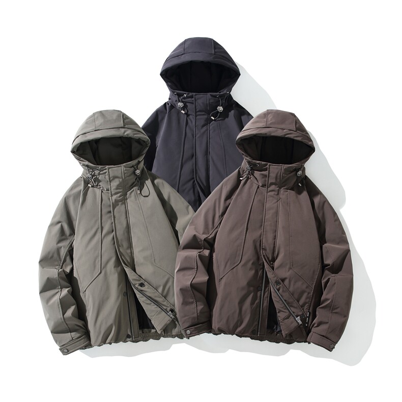 2025新标90白鸭绒连帽男羽绒服日系风外套303-P320，男装羽绒服，星座223（原229-2）