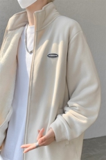 8XL-M摇粒绒外套男奥粒绒加厚羊羔绒卫衣内胆夹克JK1314P68控88，男装夹克，电商D206-1