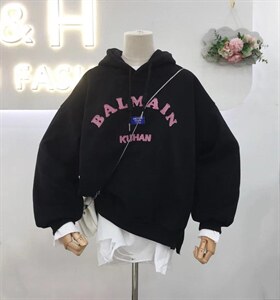 连帽加绒加厚卫衣,女装卫衣/绒衫,IEC