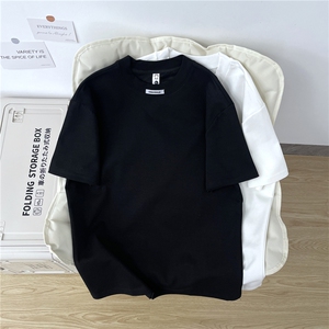 新款短袖t恤男夏季韩版半袖上衣港风宽松休闲潮牌体恤衫T0583-P33图片