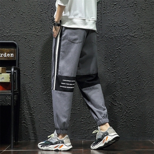 5秋冬新款男士拼色大码休闲裤QT910 98%棉 2%纤维图片