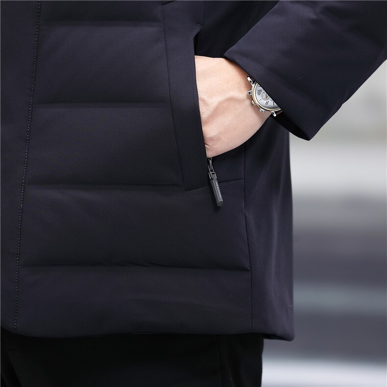 中老年水貂毛毛领羽绒服男长款爸爸装保暖防寒服MNSAW82138-P390,男装羽绒服,电商B212（原钱塘6029）