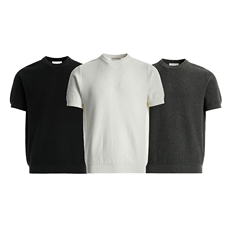 3D立体图复古华夫格肌理感正肩健身针织短袖T恤TTMT05-P48控78，男装T恤，星座1315