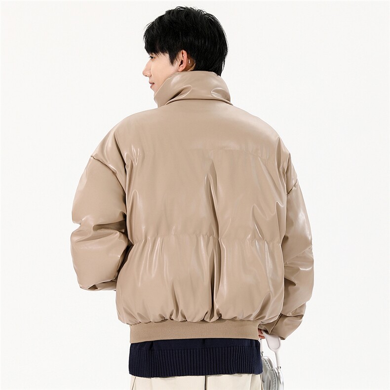 2025新款冬季立领PU皮棉服男保暖皮衣棉衣外套XZ212-QPY2421-P120,男装皮衣,星座212