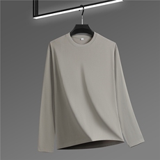 休闲纯色长袖T恤230克313B-S2306-P21，男装T恤，星座313B