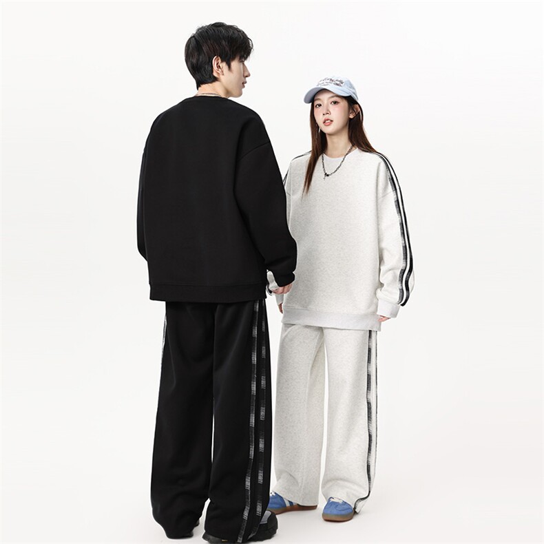 311B-1-9258-P53控108大码元秋季新款休闲卫衣运动情侣套装,男装休闲套装,星座311B-1