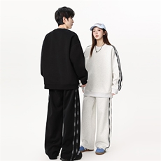 311B-1-9258-P53控108大码元秋季新款休闲卫衣运动情侣套装，男装休闲套装，星座311B-1