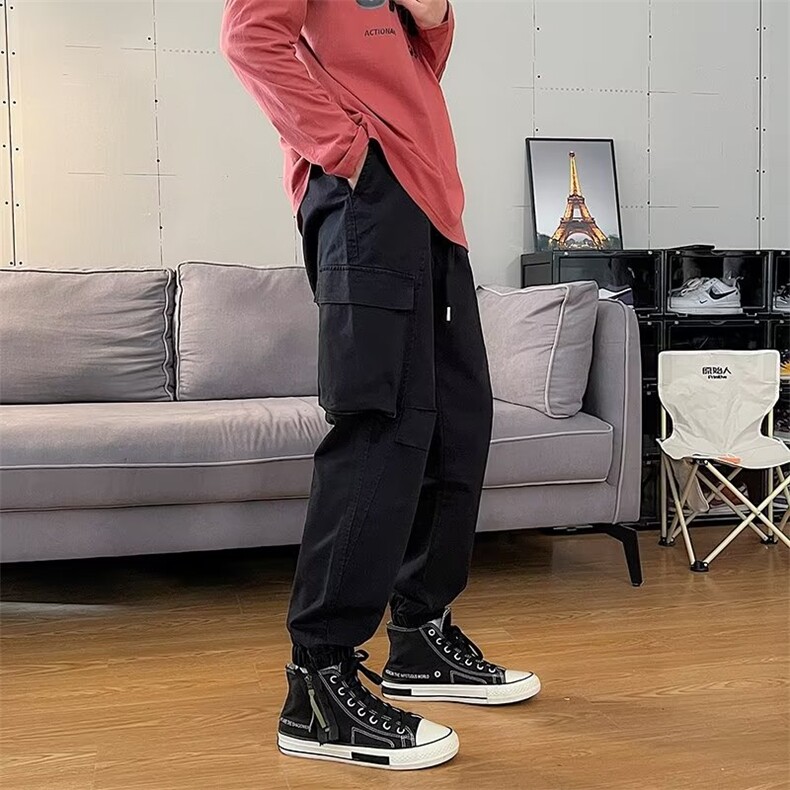 男秋季新款港风休闲裤纯棉G516P36,男装休闲裤,星座1116-2