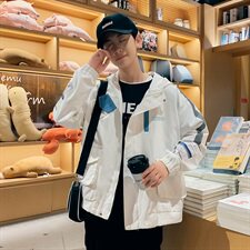 可以现货新款网拍潮流男士休闲港风潮牌外套J，男装夹克，星座308B-2
