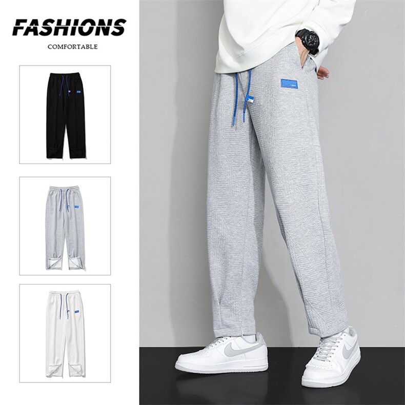 2023春夏裤脚拉链男潮流抖音直播品质花纹裤子男A210-JHK19-P55,男装休闲裤,星座210-1