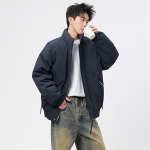 自家图有视频 加棉加厚潮牌防风防寒保暖立领外套棉服M2571p85图片
