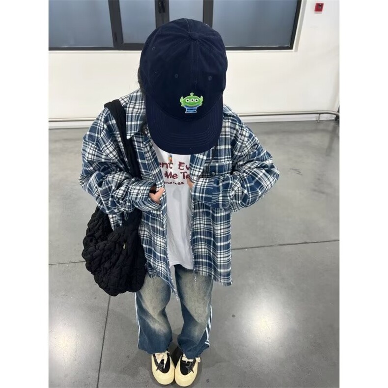 网络图现货！cleanfit格子衬衫高级设计感小众情侣衬衣RG53-P55,男装衬衫,星座1005-6