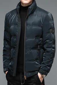 B-N6668冬季男士羽绒服外套男装短款立领修身白鸭绒保暖P216,男装羽绒服,电商B360