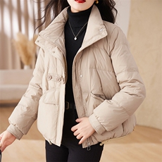 余墨2023冬季新品时尚休闲保暖羽绒服8716，女装羽绒服，余墨