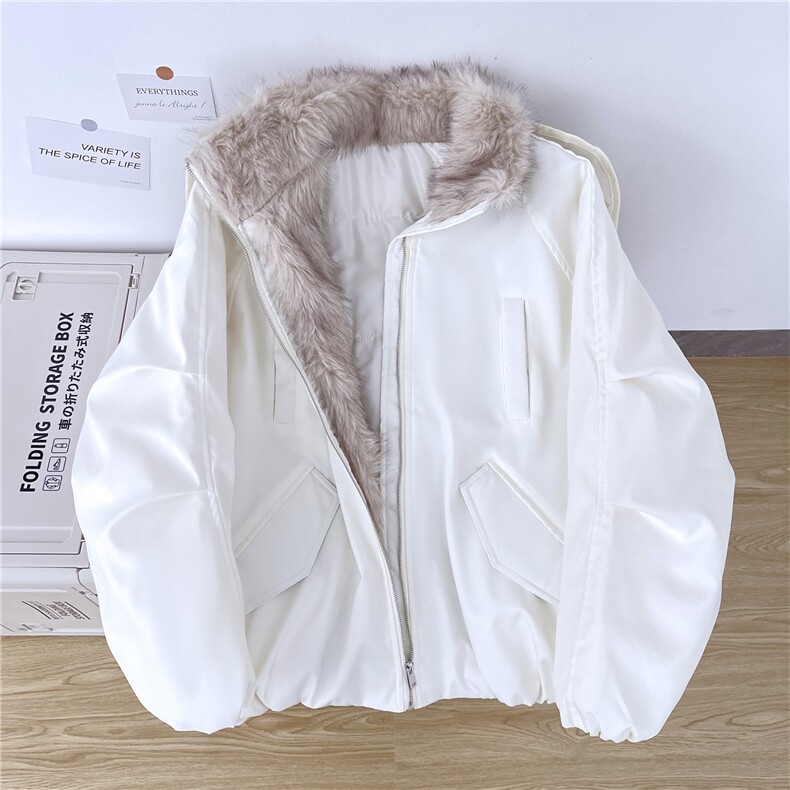 美式座山雕毛立领加厚棉服男冬季复古百搭情侣保暖棉衣外套,男装棉衣,星座506A