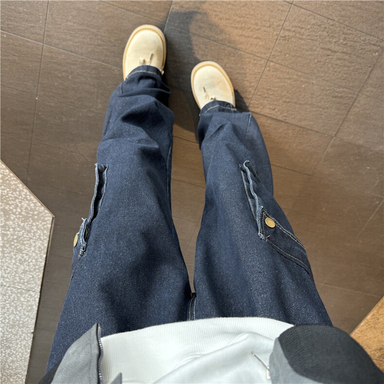 (现货在仓)611-3BK8023特价P50美式1复古多口袋工装男女牛仔裤,男装牛仔裤,星座1218（原611-3）