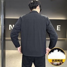 M018-P135标50%男士冬季羽绒服时尚立领轻薄款鸭绒夹克潮流，男装夹克，星座507A（原星座306B-2）