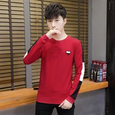 家乐6606秋季长袖t恤男士韩版潮流宽松体恤潮牌运动修身秋装，男装T恤，电商D310（原电商305）