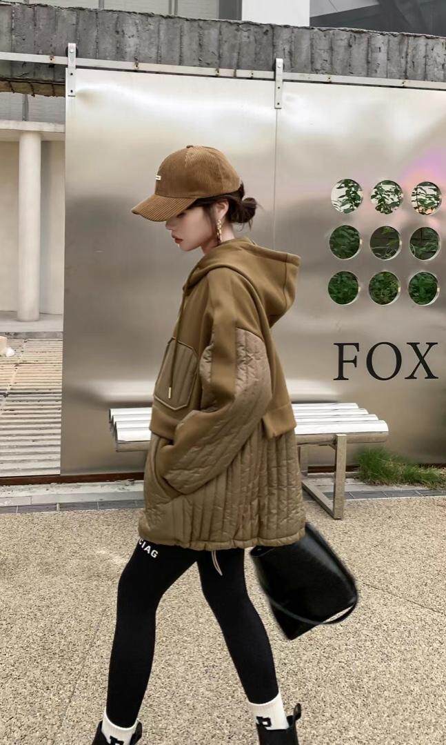 拼接现货，卫衣，女装卫衣/绒衫，爱美欧