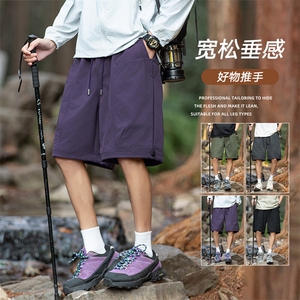 夏季工装短裤男ins潮牌日系休闲百搭潮流痞帅五分裤子DK02512-P45图片