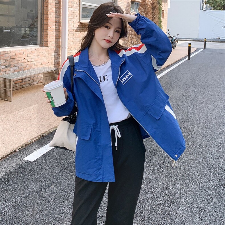 现货主推款2022年新品棒球服宽松外套女款号801-P125-K178,女装短外套,浙宝305