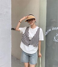 沐沐2022假两件上衣！，其它，沐·沐