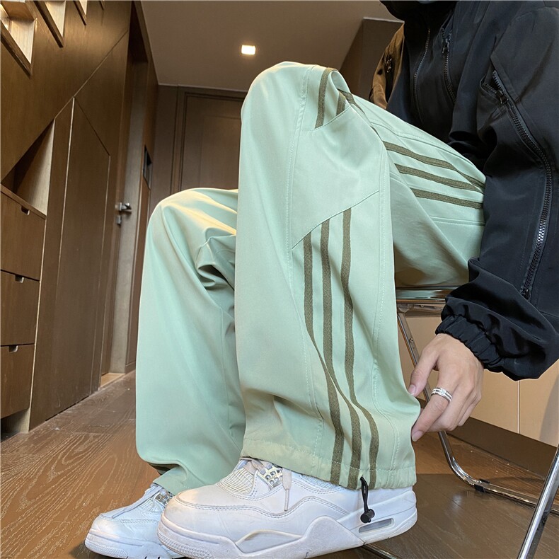 2025春季新款机能防水户外条纹宽松冲锋裤B315-K24315-特p35控68,男装休闲裤,电商B315