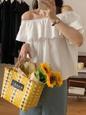 两穿荷叶边小衫，其它，驿谷