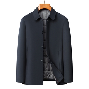 冬季棉衣中老年行政夹克翻领高品质棉服男士商务休闲外套M116-P92图片