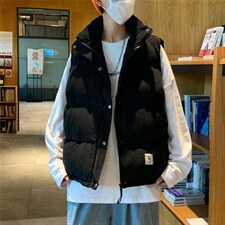 2021秋冬季灯芯绒无袖背心马甲男潮牌保暖坎肩马夹上衣W1553-P48，男装背心/马甲，星座512-4
