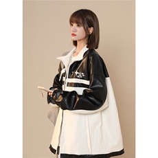 2025秋季新款个性潮流美式机车服皮衣外套JK514/P108控148-100涤，男装皮衣，电商A148-1
