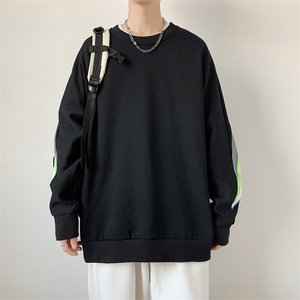 秋季新款男百搭白墙港风卫衣W105-P35控65图片