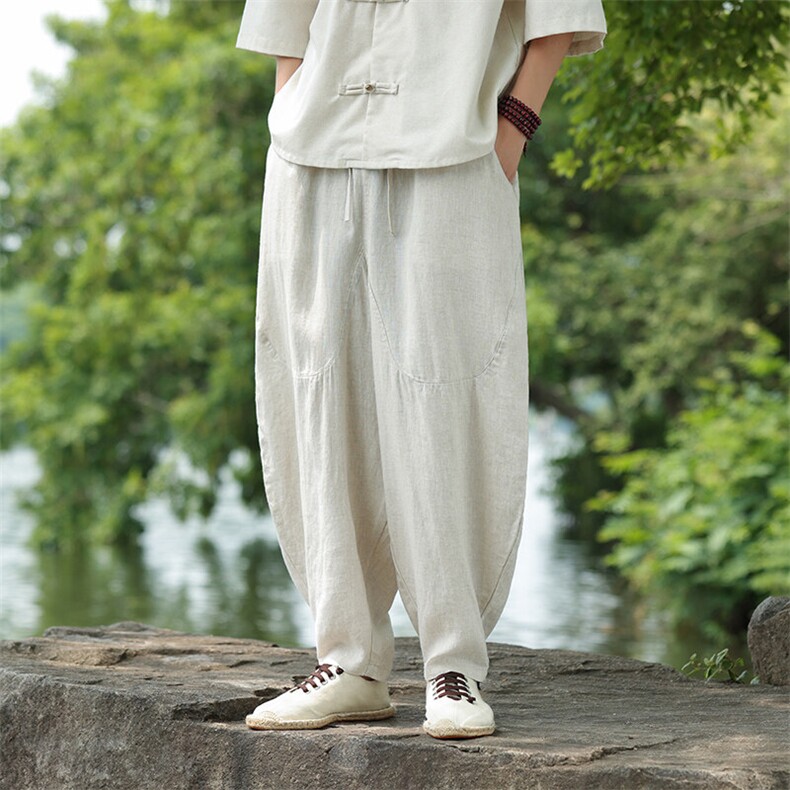 纯亚麻休闲裤风星座815-8611p105,男装休闲裤,星座815（原A203）