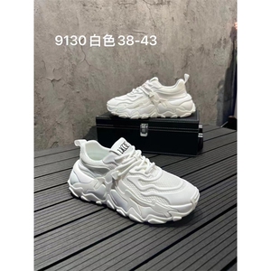 9130夏季透气网布休闲鞋男百搭时尚运动鞋男鞋图片