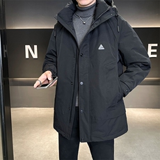 数据款标90羽绒服男士中长款2025新款外套B240-YR99656-P365，男装羽绒服，电商B240