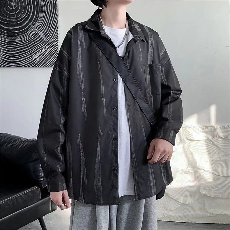 ins简约潮流男衬衫C9535P30,男装衬衫,星座1116-2