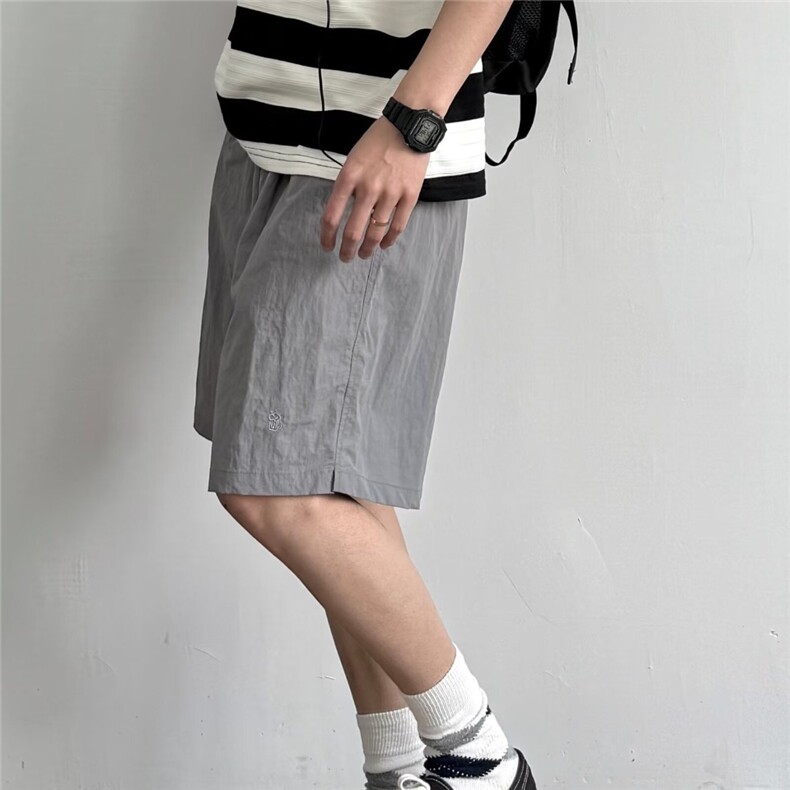 美式速干男夏季宽松休闲运动透气凉感纯色不过膝短裤KA130-P28,男装牛仔裤,星座208-5