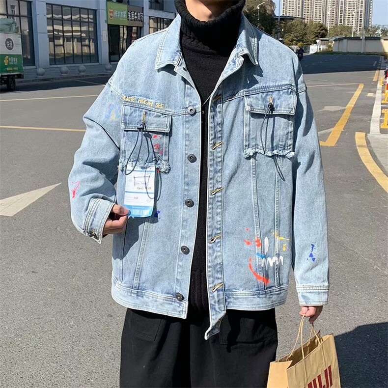 男秋冬新款牛仔夹克外套J005P75,男装夹克,星座1116-2
