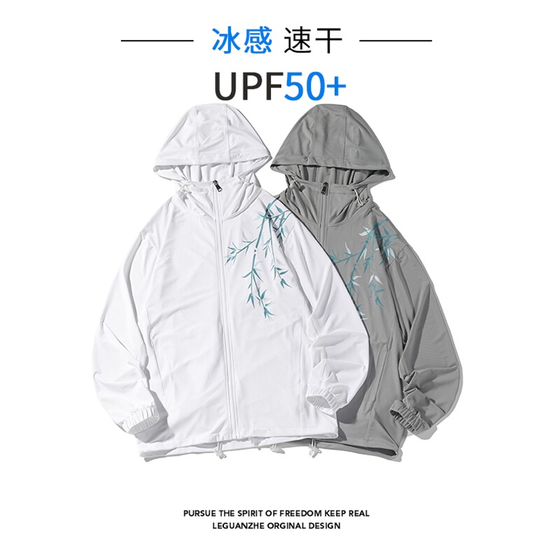 2024 夏季新款 港风白底大码成衣UPF50+M-5X HS24416-P60图片