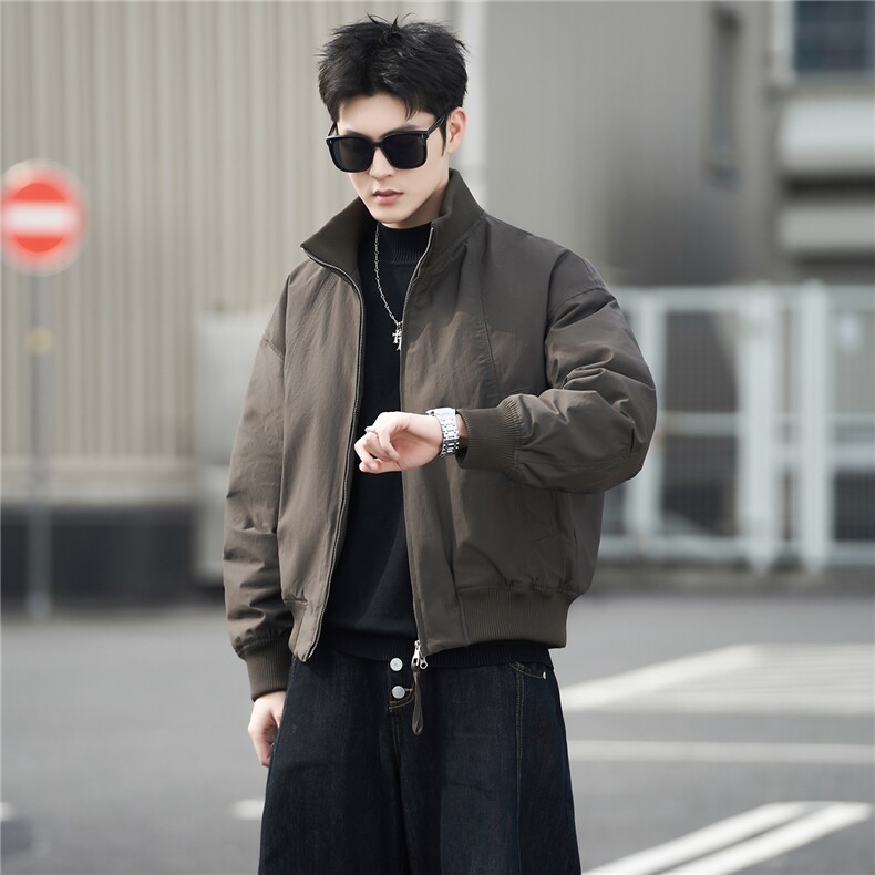M-3XLB3539937P205灰半高领2025羽绒服【标50控活动价328】,男装羽绒服,电商B353