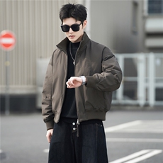 M-3XLB3539937P205灰半高领2025羽绒服【标50控活动价328】，男装羽绒服，电商B353