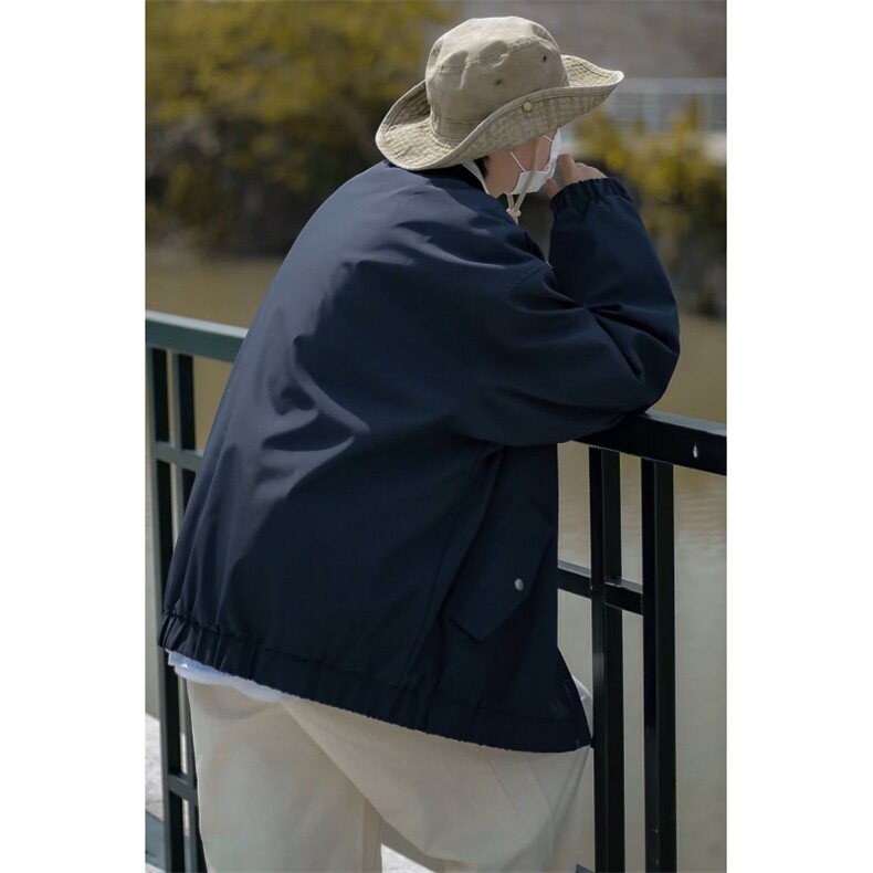 户外登山冲锋衣外套男春秋季新款宽松大码美式潮牌痞帅连帽夹克,男装夹克,星座716-2