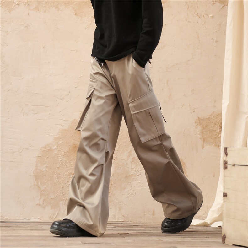 903-WK31-特P69【黑色卡其咖啡】高品质降落伞工装裤！4，男装休闲裤，星座903