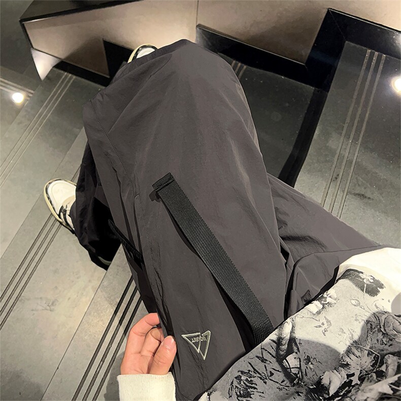 24春款纳米皱工装裤休闲裤束脚裤男KP206P55,男装休闲裤,星座1204-3